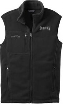 Eddie Bauer Mens Fleece Vest, Black
